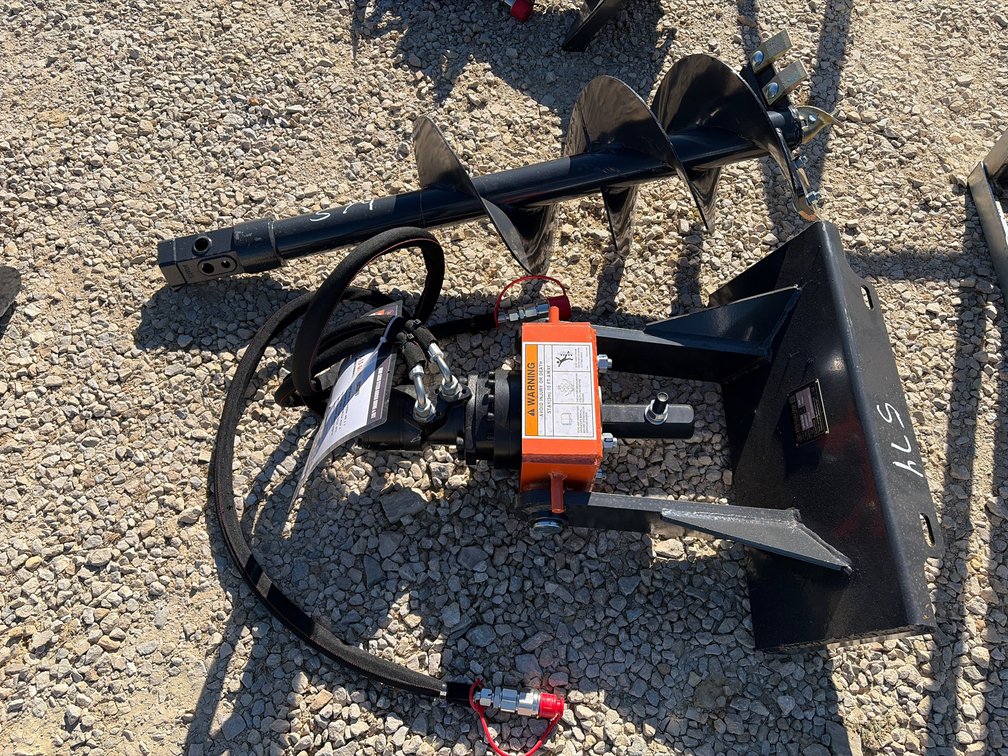 Unused Wolverine Mini Skid Steer Auger & Bit