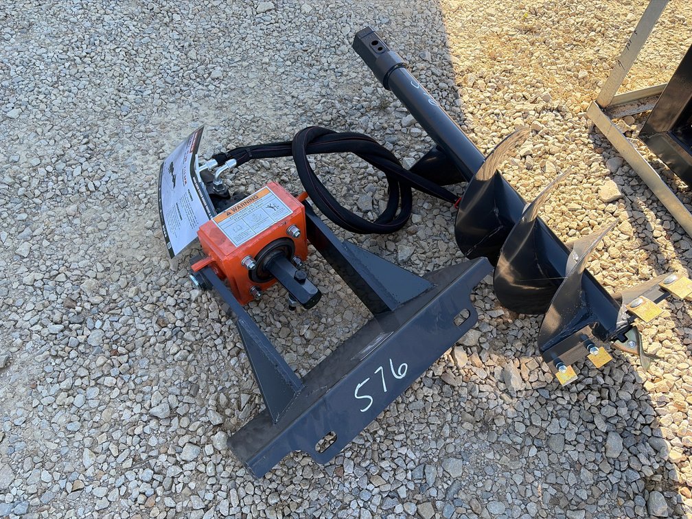 Unused Wolverine Mini Skid Steer Auger & Bit