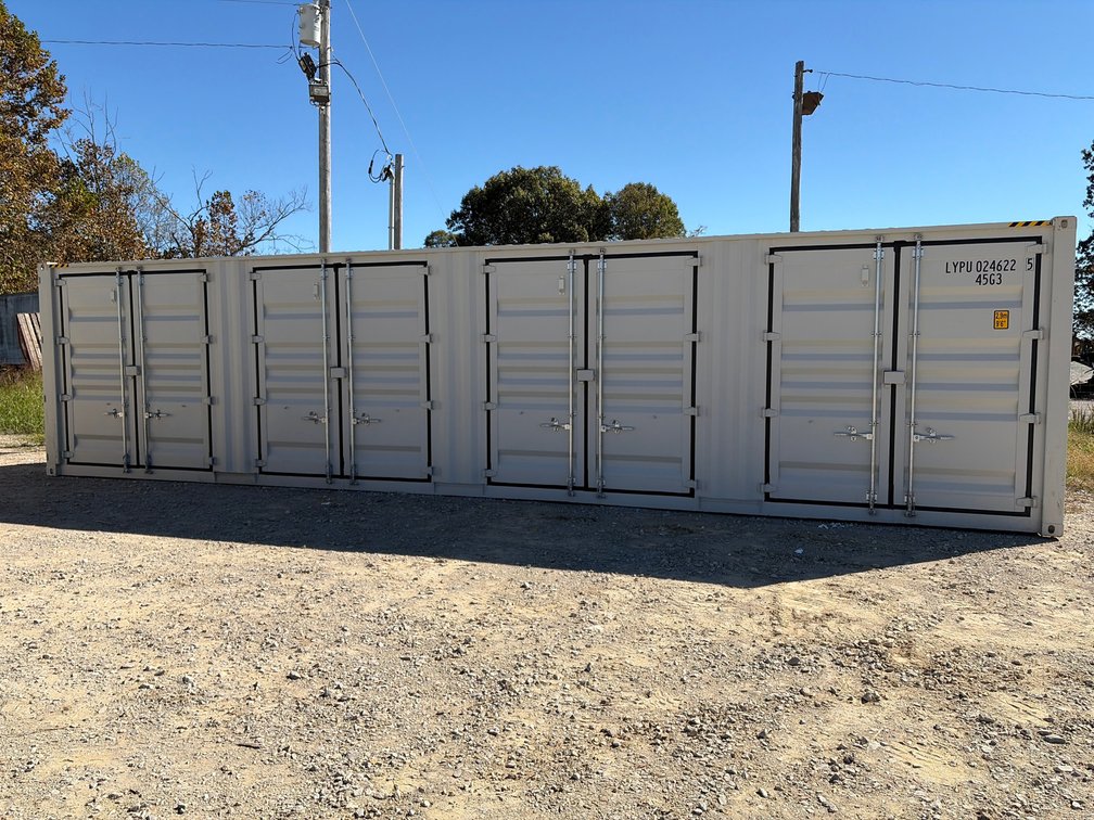 40’ 5 Door Shipping Container