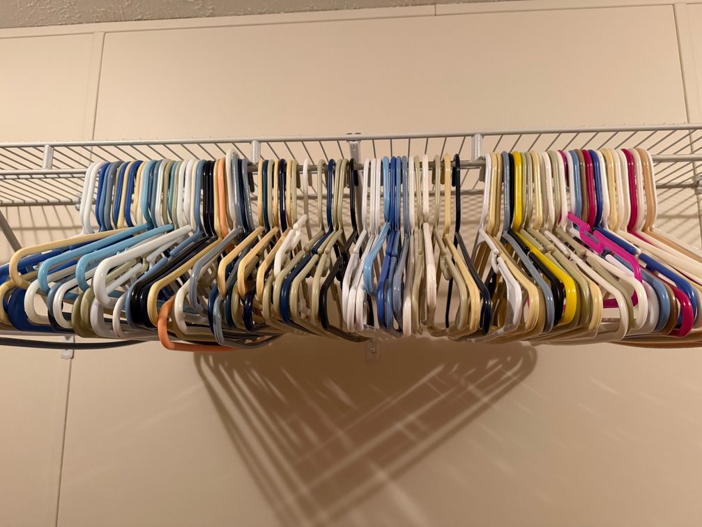 Large variety of hangers