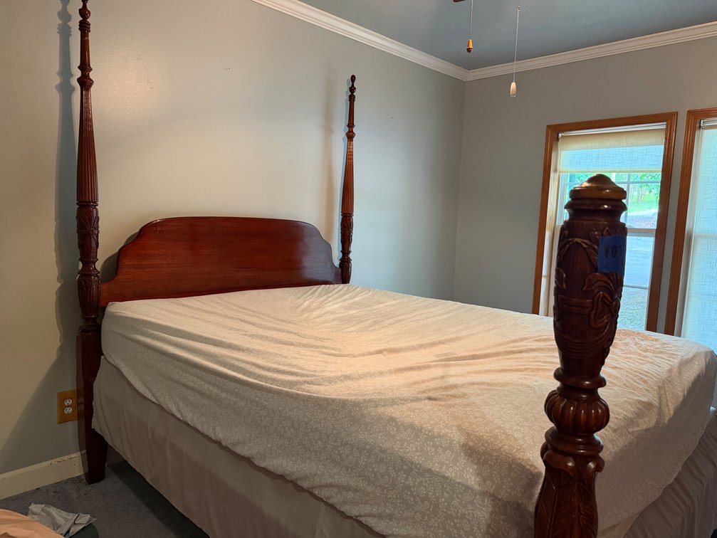 Wood Queen size bed