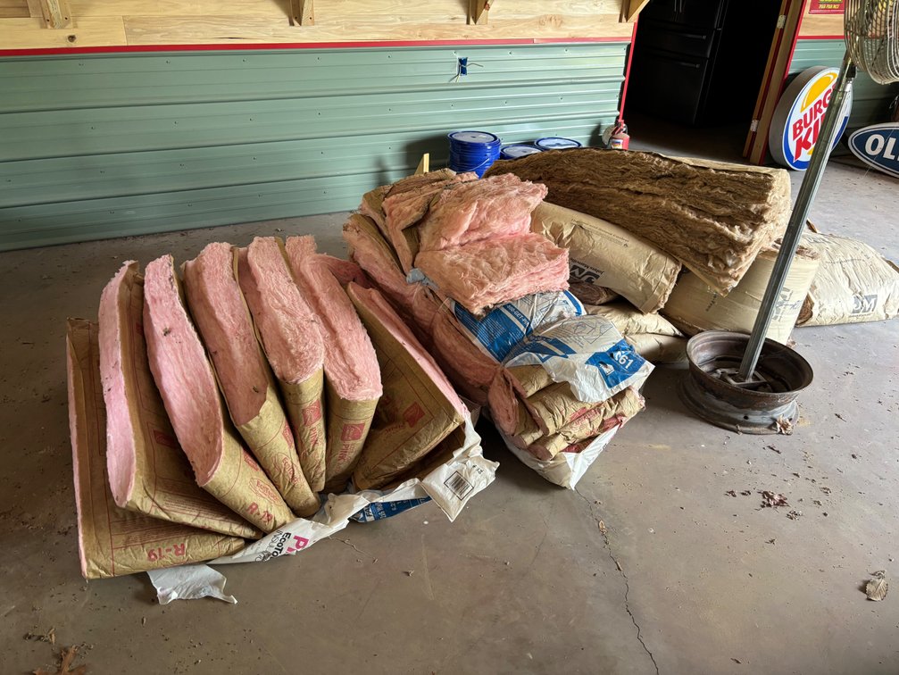 Pile of insulation