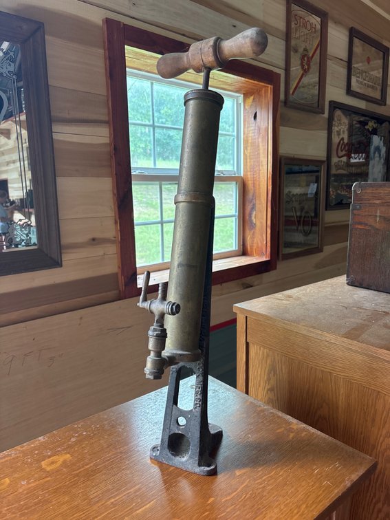 Vintage Beer Keg Tap & Pump