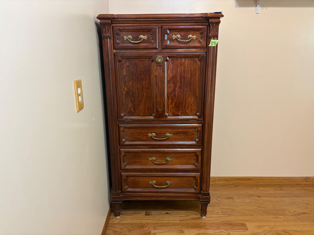Wooden wardrobe