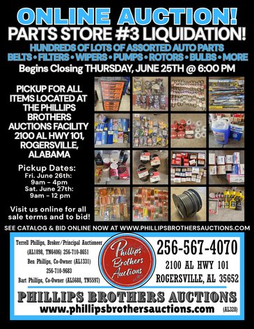 Image for Online Parts Store #3 Liquidation Auction!