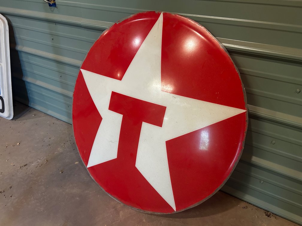 Plastic Texaco sign