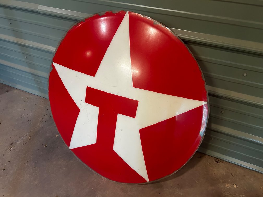 Plastic Texaco sign