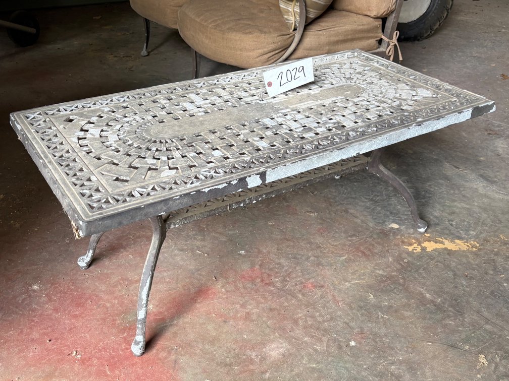 Metal Patio Coffee Table