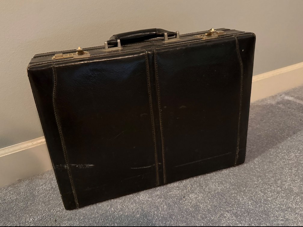 Small vintage suitcase