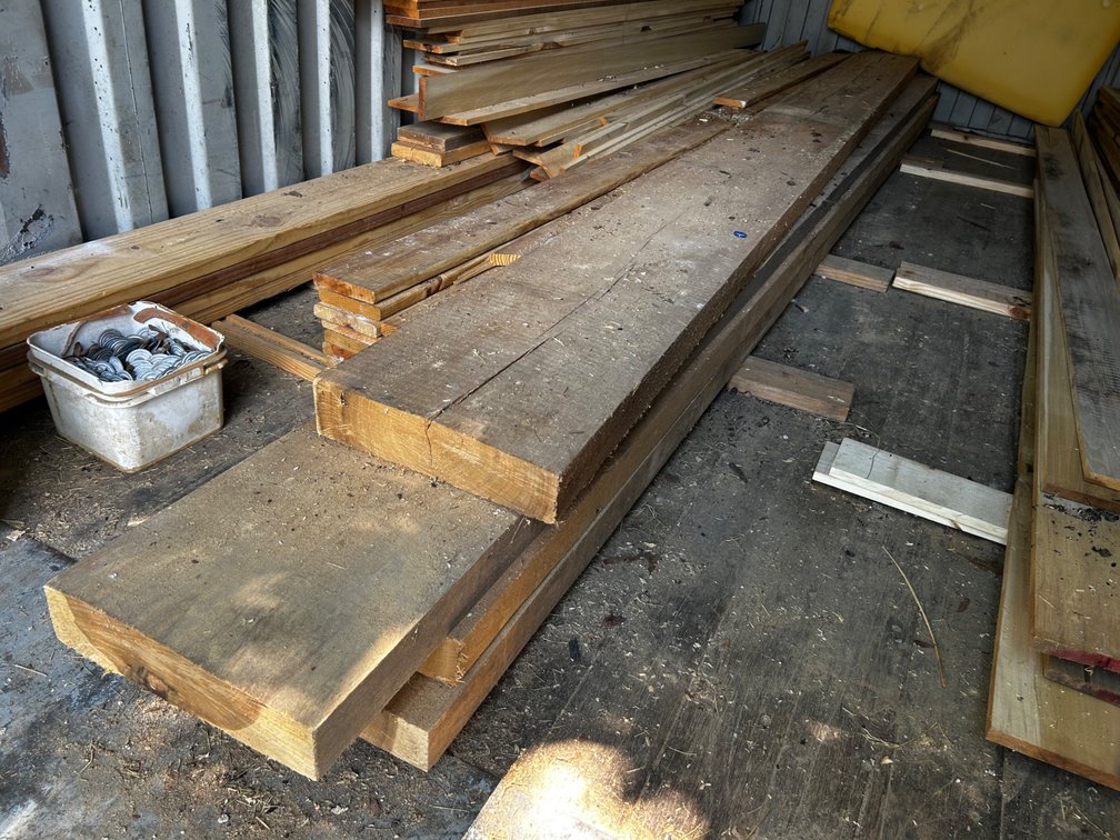 Large wooden planks/beams