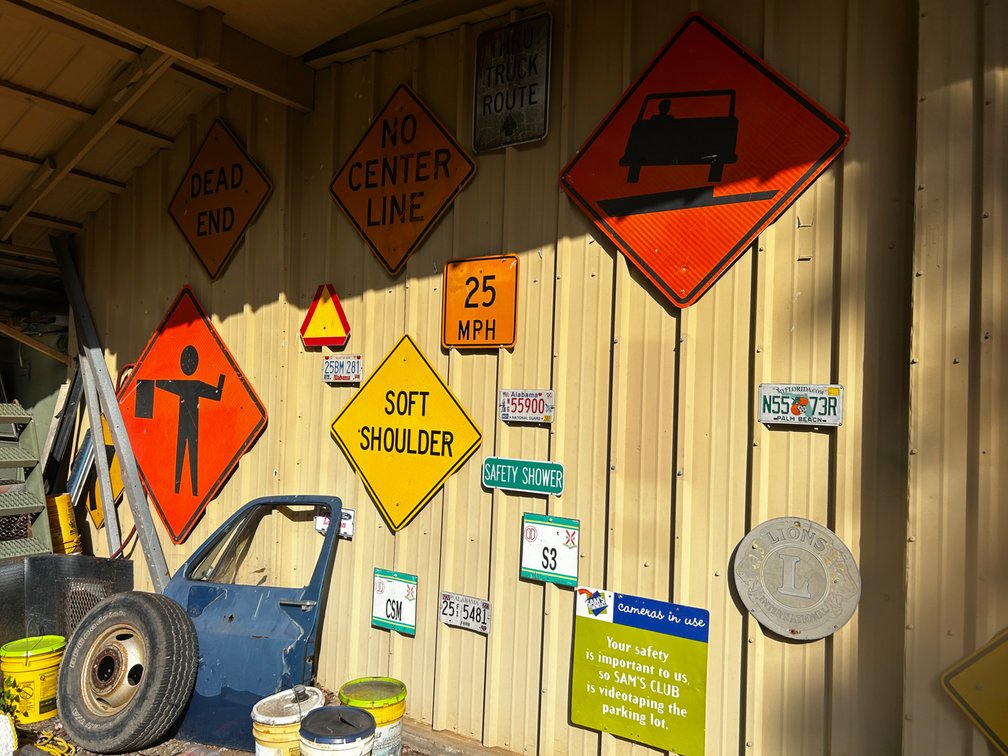 Road signs and tags