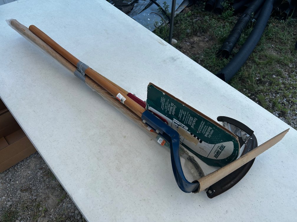 Axe, sickle, bush hook, and other yard tool