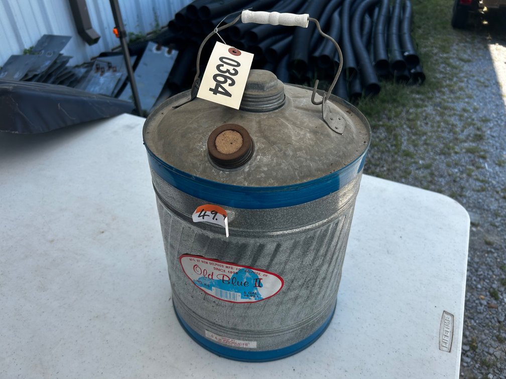 Vintage Old Blue II 5 gallon tank