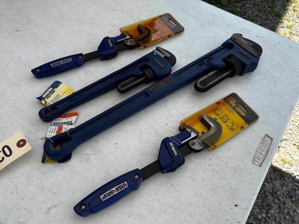 Irwin pipe wrenches