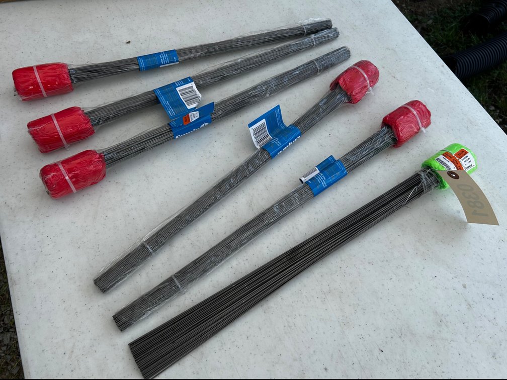 (6) bundles of survey markers