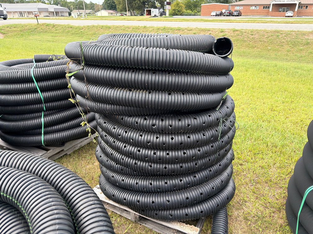 4” drain pipe with holes