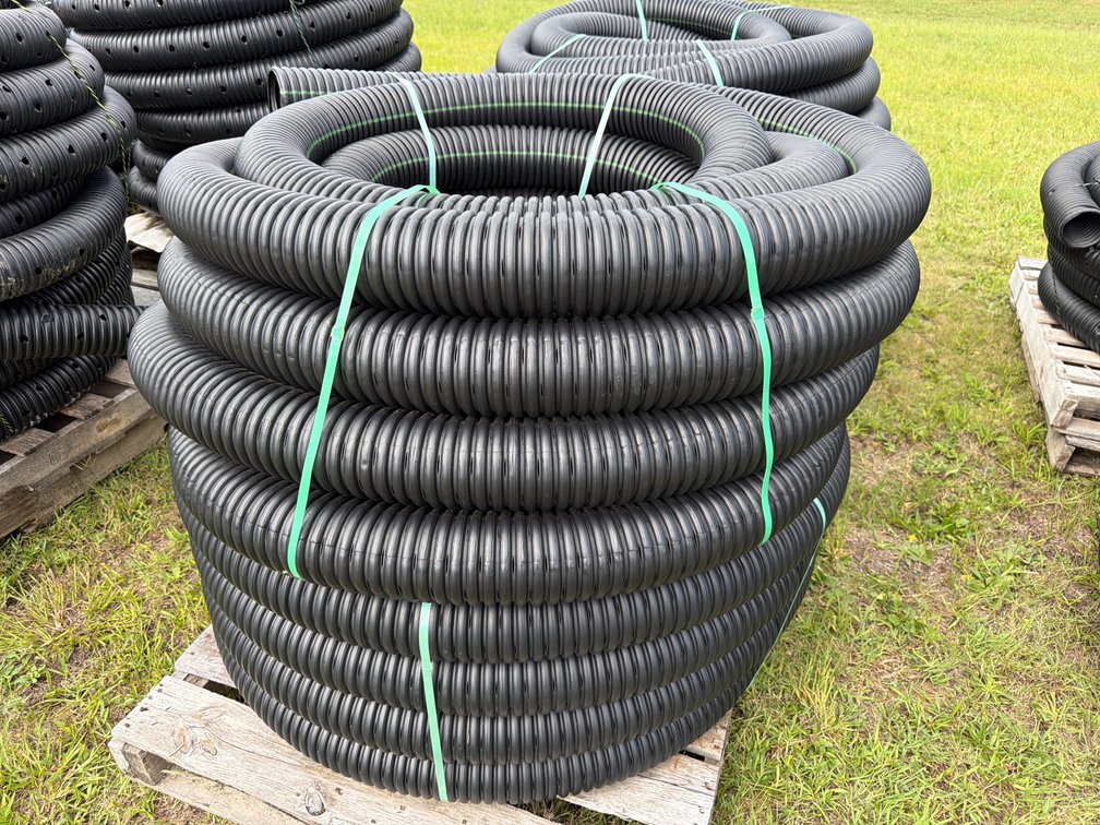 4” slotted drain pipe