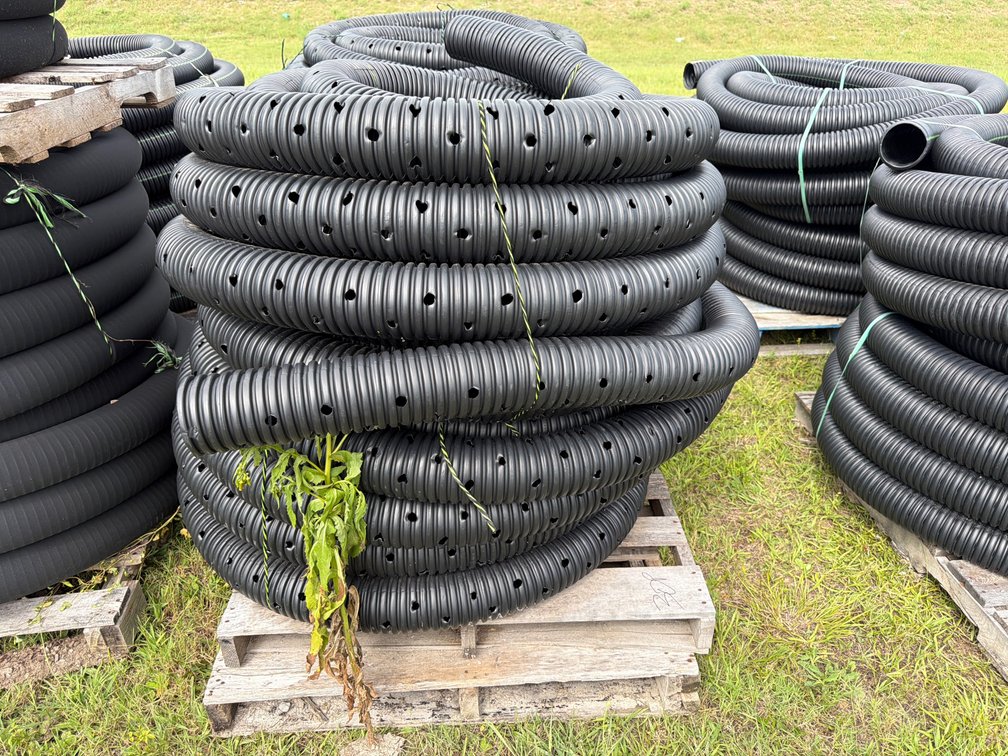 4” drain pipe with holes