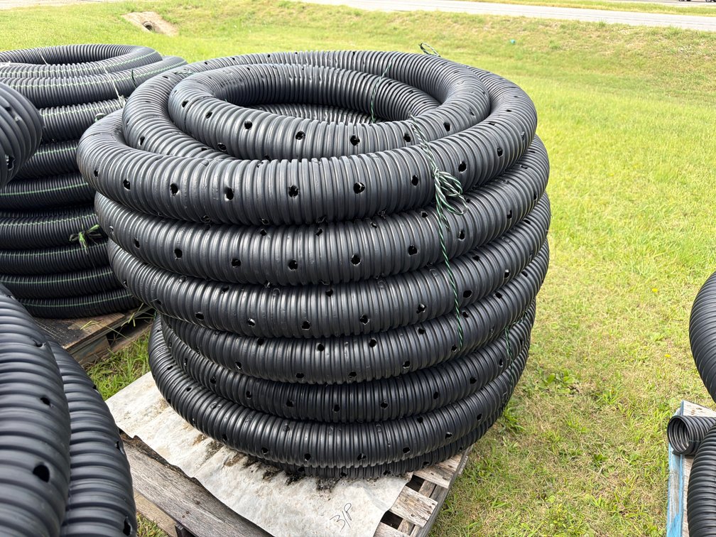 4” drain pipe with holes