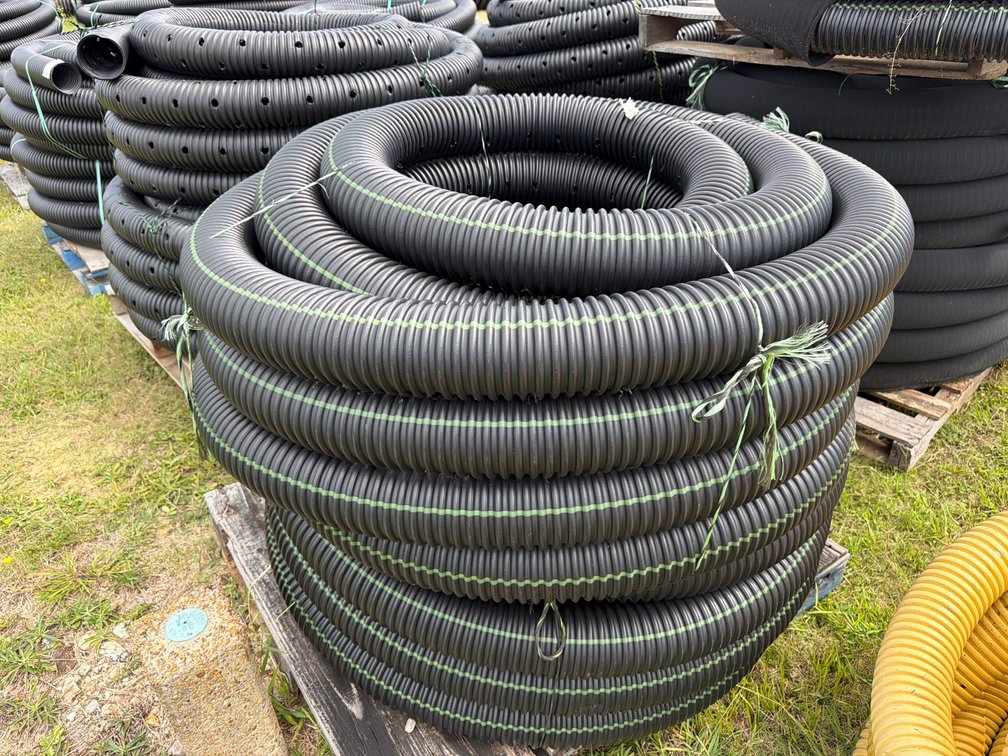 4” drain pipe with holes
