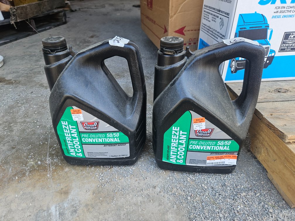 2 gal. 50/50 coolant