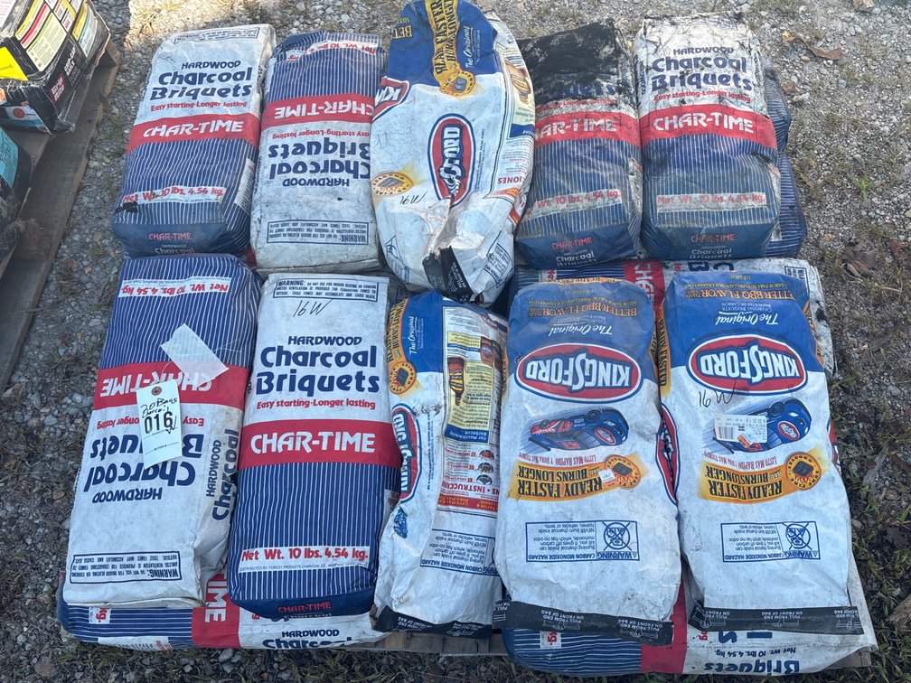 20 bags of charcoal