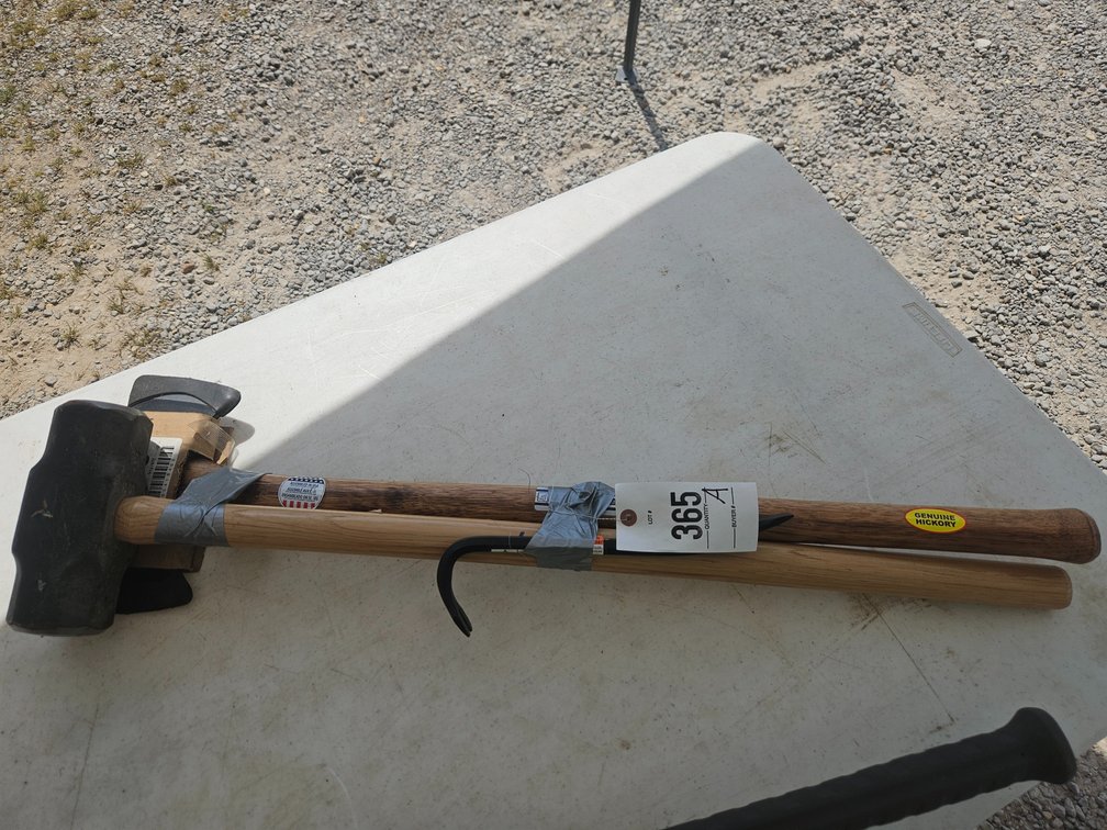 Hammer, axe, & crowbar