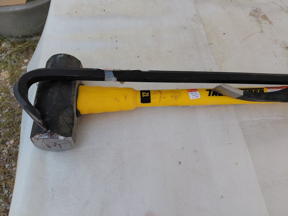 Sledge Hammer & (2) Pry Bars