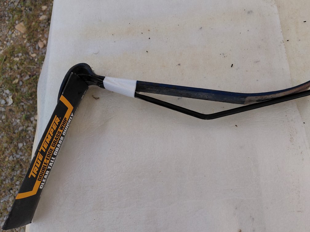 Double Edge Grass Whip & Pry Bar