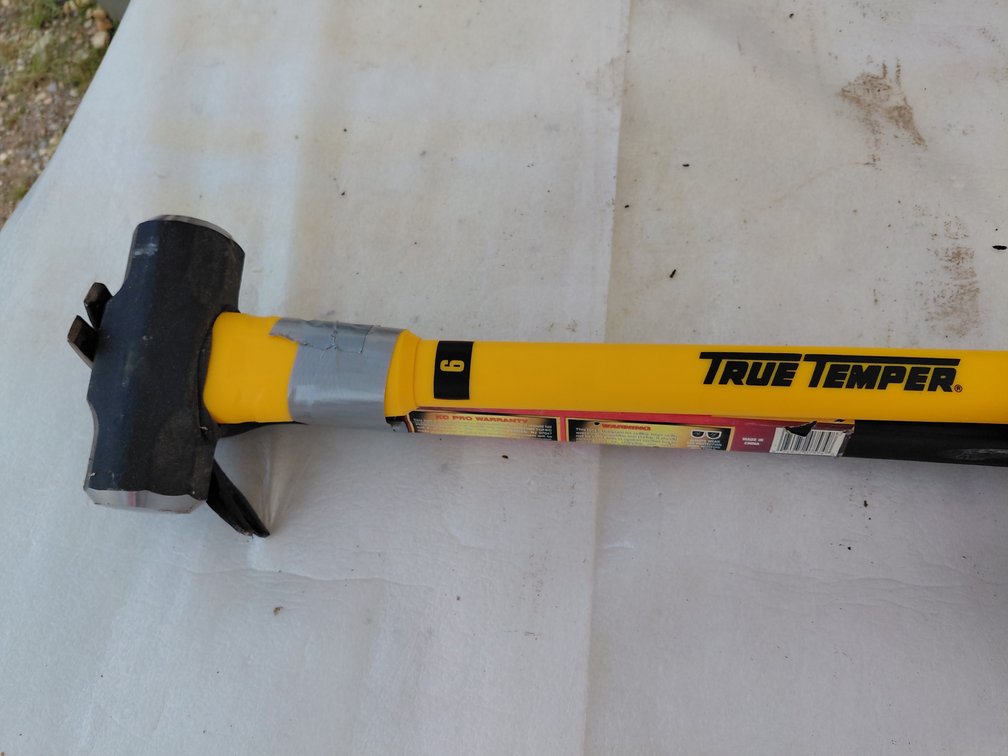 Sledge Hammer & (2) Pry Bars