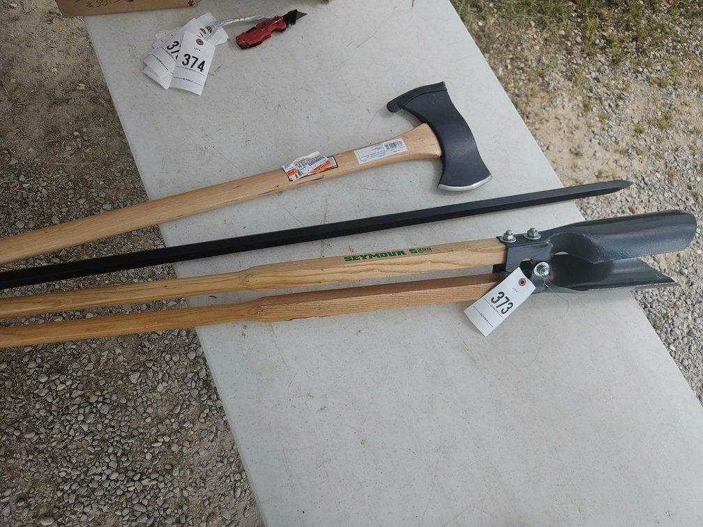 Hole digger, axe, & pry bar