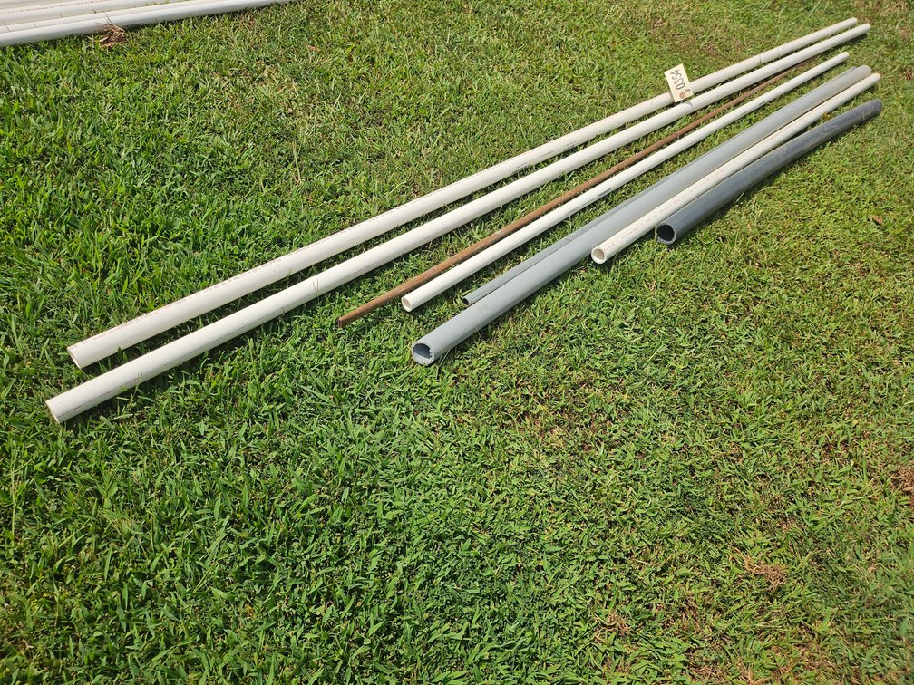 Assorted pipe, pvc, copper, etc