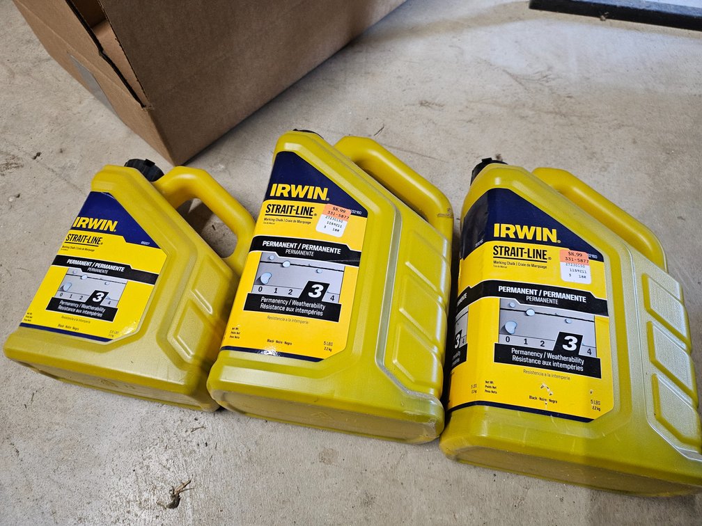 12.5 lbs Irwin marking chalk