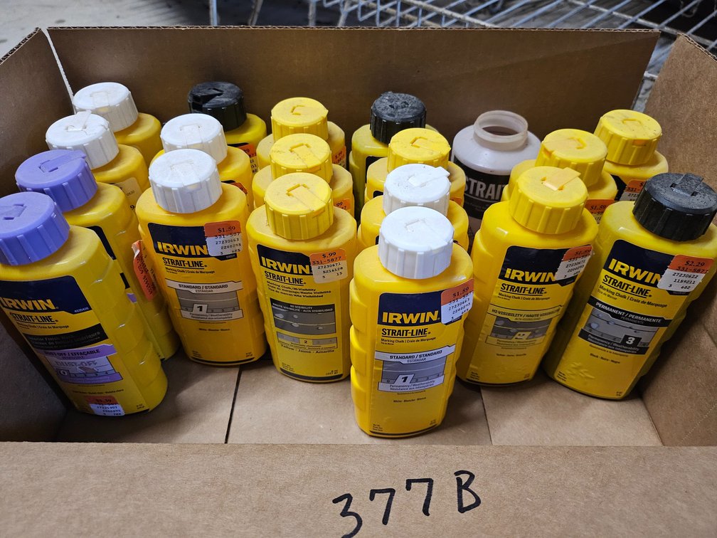 15+ bottles Irwin marking chalk