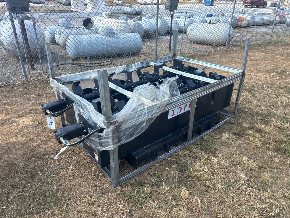 (1) 6’ JCT Skid steer Rotary Tiller