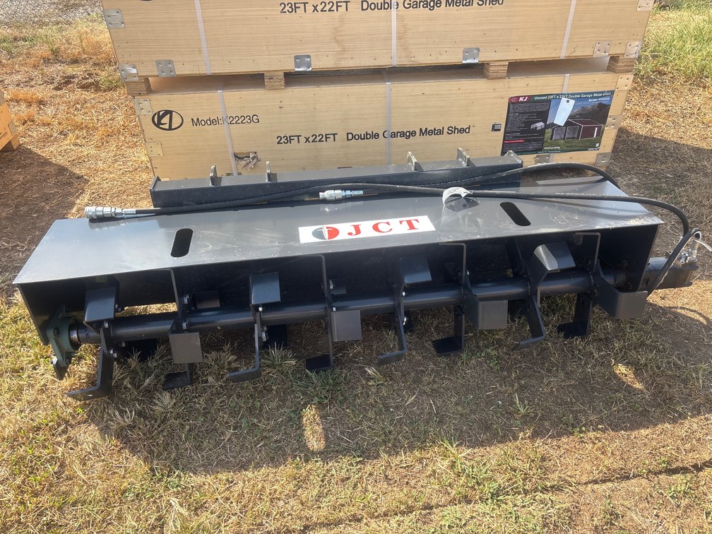 6’ JCT skid steer Rotary Tiller