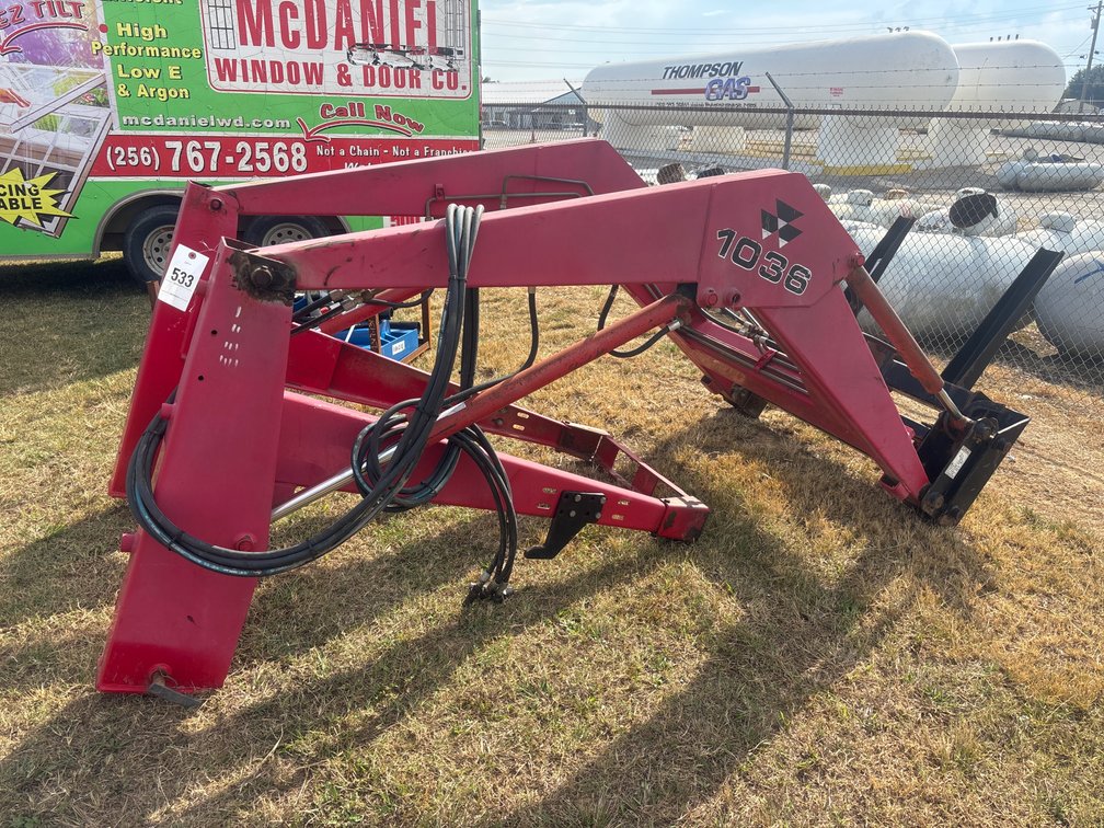Massey Ferguson 1036 loader w/ Hay Spear