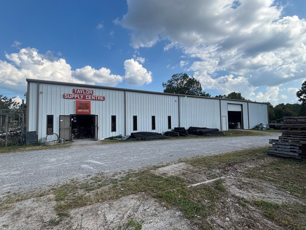 Image for Taylor Supply Center #2 Auction #2 - Storefront Metal Building W/ Roll Up Door & 0.62 Acres+/-, Store Fixtures, Culvert Pipes, Tools, Hardware, & More!