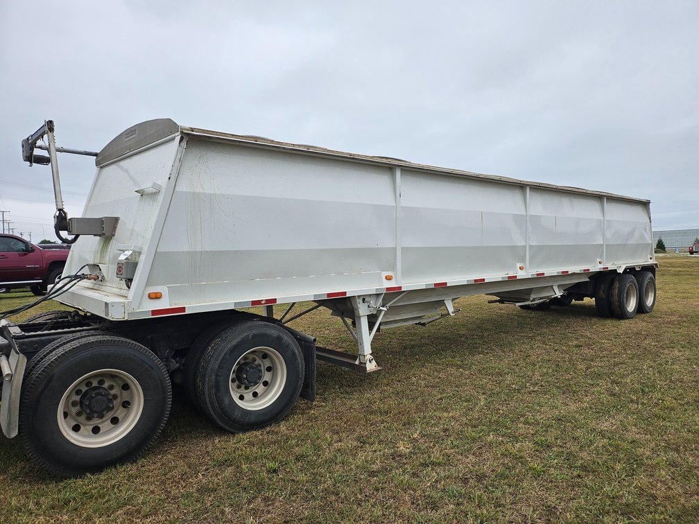 1997 Sparta Mfg Corp steel 42 ft hopper bottom trailer