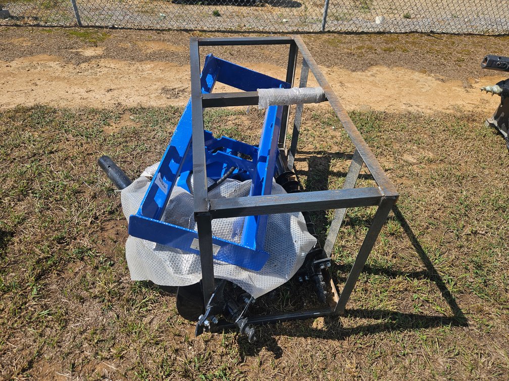 Skidsteer post hole auger kit