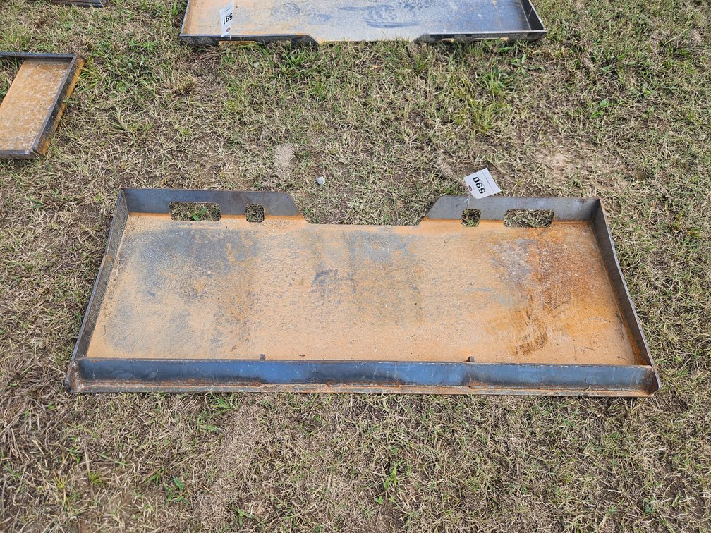 Weld on skidsteer plate