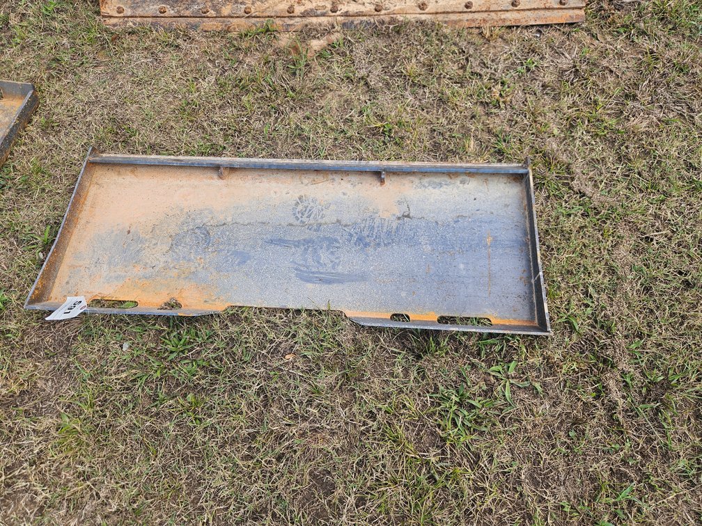 Weld on skidsteer plate