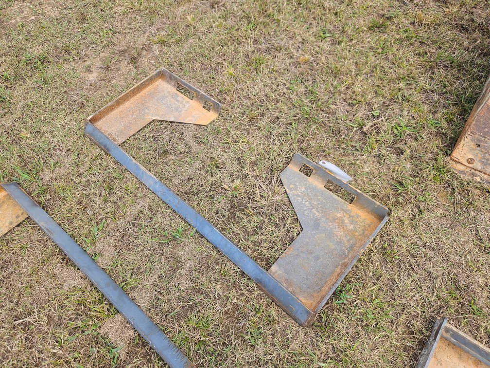 Weld on skidsteer plate