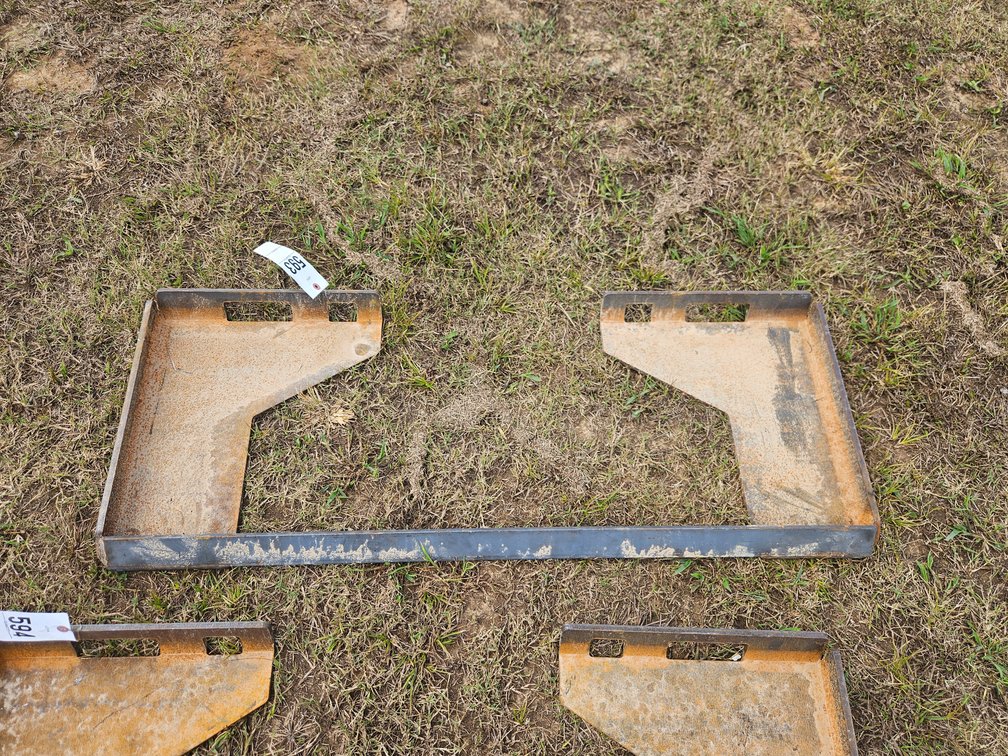 Weld on skidsteer plate