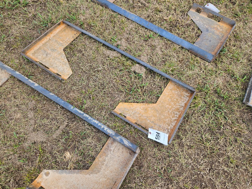Weld on skidsteer plate