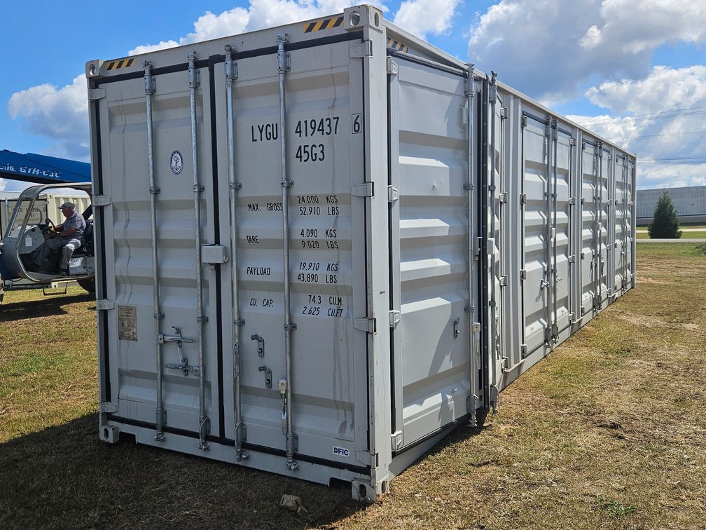 5 door 40ft shipping container