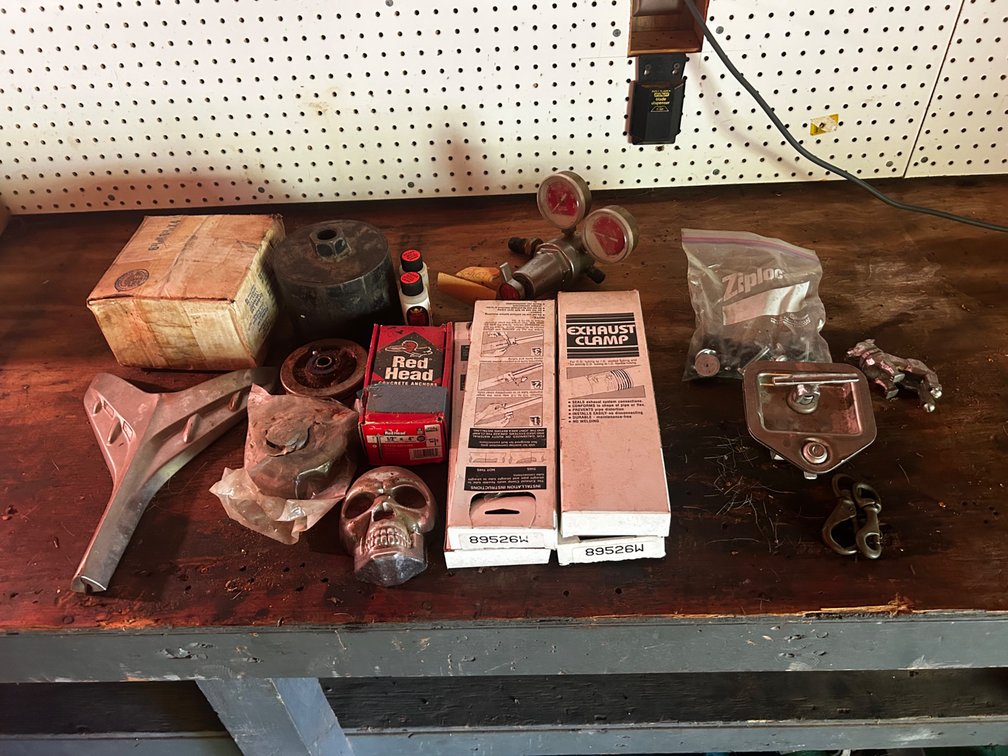 Exhaust clamps, concrete anchors, and more