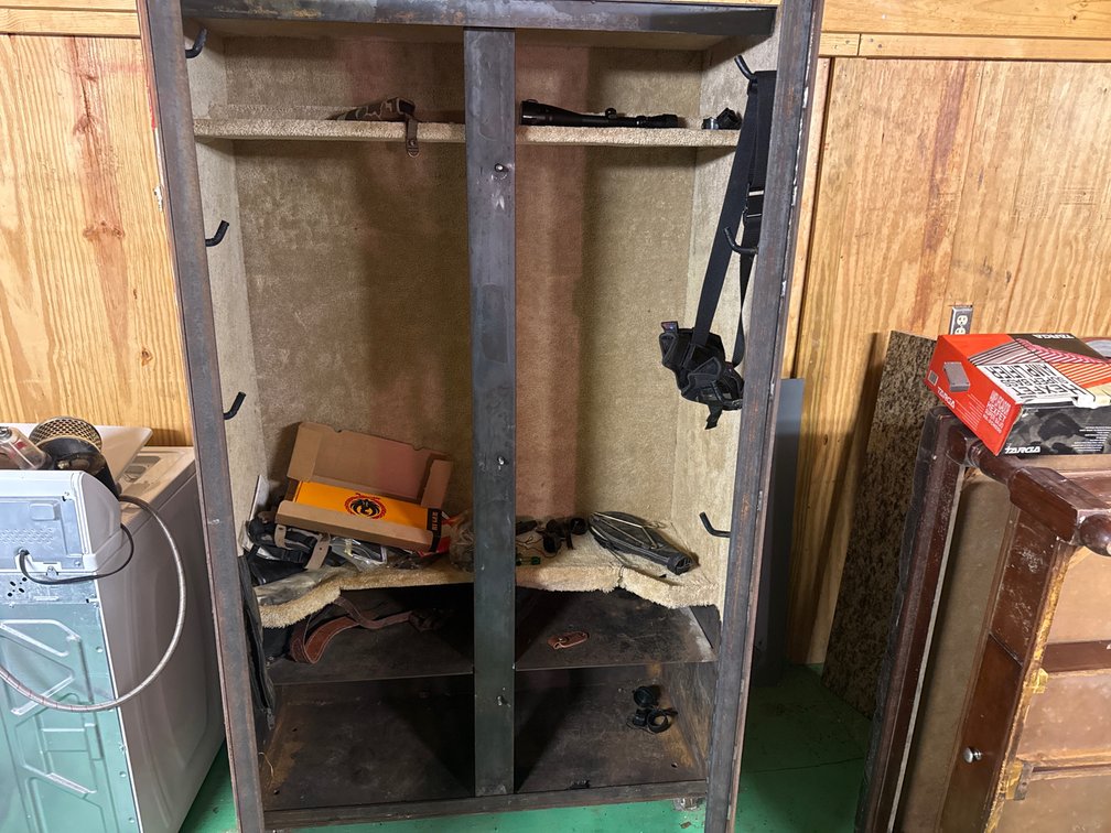 Steel home made safe 20” x 48” x 78”