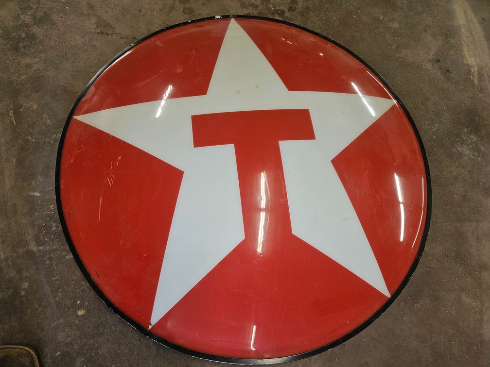 34" Texaco sign