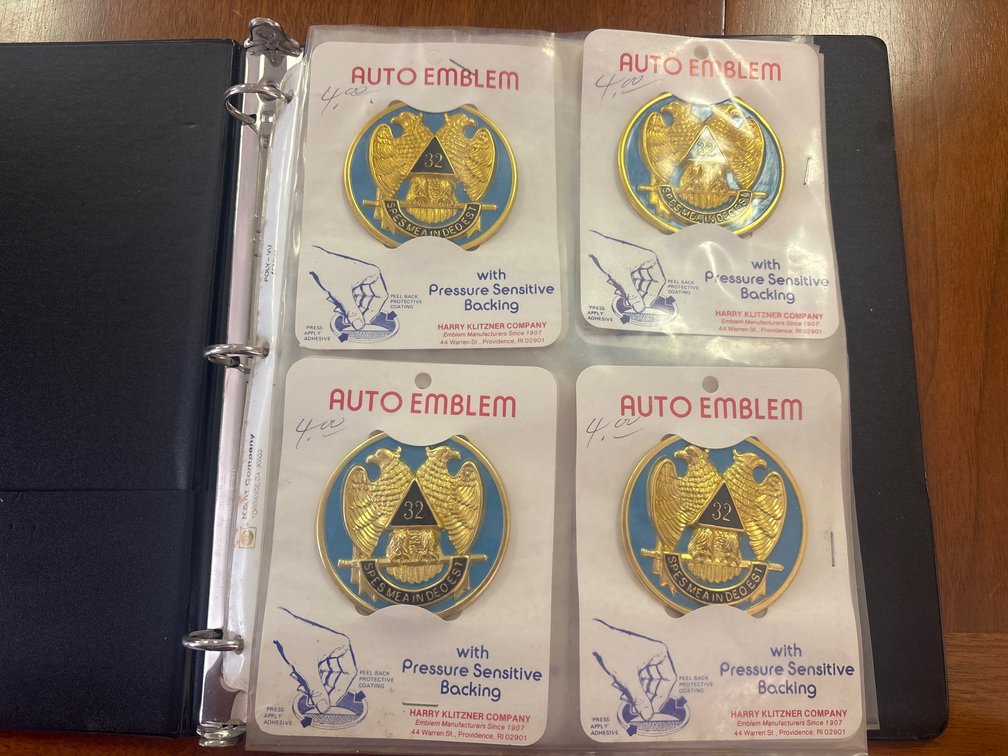 Book of Masonic Auto Emblems